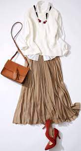 今週のレッスン ナチュラルカラーの着こなし術 ルミネ有楽町 fashion outfits hijab fashion inspiration muslim fashion outfits