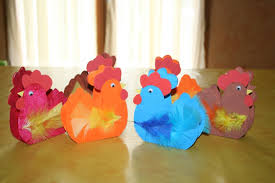 La semaine prochaine, on fetera l'arrivée du mois. Paniers De Paques En Forme De Poule Les Lutins Creatifs Bricolage Pour Enfants