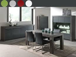Buffet Bahut Contemporain Melusine Coloris Effet Beton Cire Gris 4 Portes Anthracite La Salle A Manger Complete Table Salle A Manger Salle A Manger Elegante