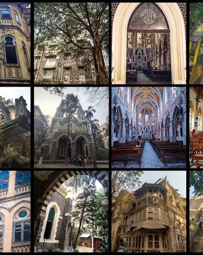 A walk along Colaba Causeway is an admiration expedition in Mumbai's eclectic architectural history, which seems a crazy mix of styles from different colonial periods and local Indian influences. Indo-Sarcenic, Neo Gothic,