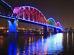 Gallery Lighting Up The Big Four Bridge Louisville Ky The Big Four Louisville