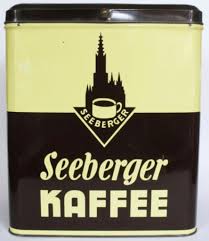 Seeberger Coffee Antique Coffee Grinder Coffee Tin Vintage Coffee