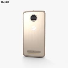 Motorola Moto Z2 Force Fine Gold 3D ...