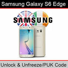 Rather than just offering one curved edge, the samsung galaxy s6 edge opts to favor a more uniform approach by curving both sides of the display. Samsung Galaxy S6 Edge Unlock Puk Code All Uk Ireland Networks Supported Ebay