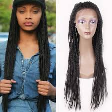Braiding has been used to style and ornament human and animal hair for thousands of years. Buy Jiayi Twist Braided Lace Front Wigs Full Braid With Baby Hair For Black Women Long Senegalese Synthetic Hair Half Hand Made Braided Wigs Daily Wear 26 Natural Black Color 1b Online At Low