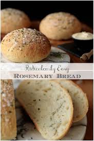 Ridiculously Easy Rosemary Bread Recipe Bread Recipes Homemade Rosemary Bread Food