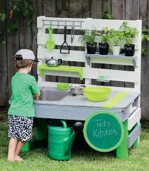 Eine Matschkuche Bauen Fur Mehr Spielspass Im Garten So Geht S Kinderspielplatz Garten Kinderspielzeug Garten Garten Spielplatz