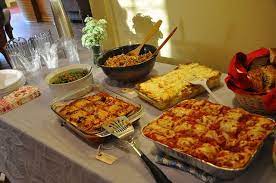 Salades en trio 3 variétés de salade au choix : Lasagna Buffet Buffet Lasagna