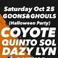 GOONS&GHOULS W/COYOTE event image