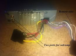 Jvc kd sx24bt wiring diagram. Jvc Head Unit Remote Wire Sub Amp Problem Help Cliosport Net