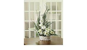 Order online flower delivery for our bestselling sympathy funeral flowers, which feature pretty stems ranging from roses and daisies to hydrangeas and carnations. Amazon Com Funeral White Basket Same Day Funeral Flower Arrangements Buy Flowers For Funeral Send Funeral Flowers Delivery Condolence Flowers Today Grocery Gourmet Food