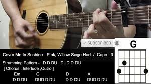 Am darken c clouds for your g rays of em hope. Cover Me In Sunshine P Nk Willow Sage Hart Easy Guitar Tutorial Cover With Chords Lyrics Youtube