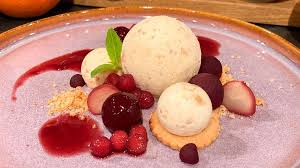 Wir In Bayern Rezept Spekulatius Zimt Parfait Mit Gluhweinbirnen Br De Weihnachts Nachspeise Parfait Lebensmittel Essen