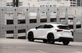 Black And White Wheels Imposing White Lexus Nx Showing Off Matte Black Wheels Black Wheels White Lexus Lexus