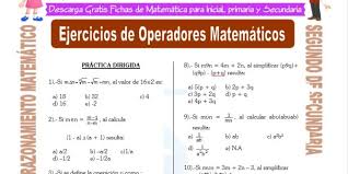 En esta pagina podrás descargar fichas y recursos educativos para imprimir en formato pdf o. Actividades De Razonamiento Matematico 2 Secundaria Fichas Gratis