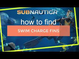 Subnautica Finding And Making Swim Charge Fins Swimming Finned Charging