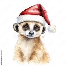 Christmas meerkat