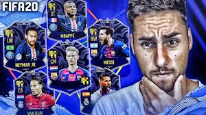 Five liverpool names make the squad, along with two. Fifa 20 La Toty Sur Fut Messi De Jong Van Dijk Youtube