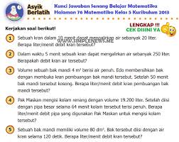 Check spelling or type a new query. Lengkap Kunci Jawaban Senang Belajar Matematika Halaman 76 Matematika Kelas 5 Kurikulum 2013 Simple News Kunci Jawaban Lengkap Terbaru