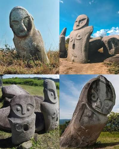 Megaliths in Bada Valley Indonesia