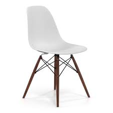 Gaining Inspiration From A True Modern Classic Design This Side Chair Is Constructed From Molded A Modern Dining Chairs Solid Wood Dining Chairs Dining Chairs