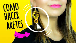 Maybe you would like to learn more about one of these? Como Hacer Aretes De Hilo Largos De Moda Quedateencasa Y Haz Aretes De Moda Conmigo Youtube