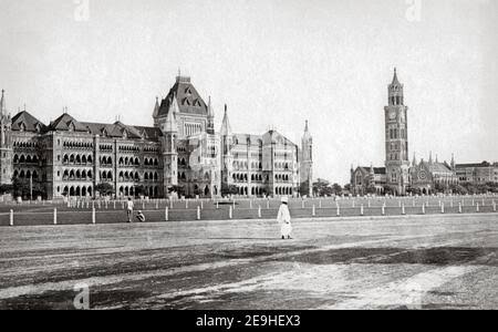 Late 19th century photograph - Bombay (Mumbai) c.1870 Stock Photo - Alamy