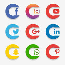 Download This Social Media Icons Set Logo Vector Illustrator Social Media Icon Transparent Png Or Vector File For In 2020 Social Media Icons Social Icons Media Icon