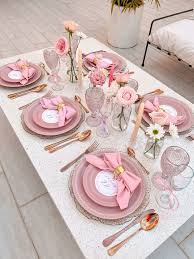 Coquette table setting