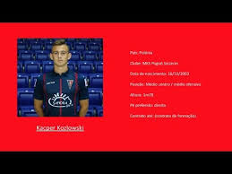 Nic w tym dziwnego, gdyby nie fakt, że pomocnik ma zaledwie 15 lat i miałby zagrać swój pierwszy mecz w lidze przeciwko obrońcy tytułu mistrza polski. Kacper Kozlowski Pogon Szczecin 2018 Highlights Youtube
