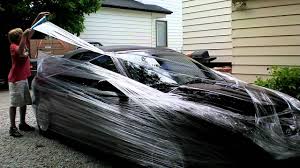 Choose from 3m™ wrap film series 1080 or 3m™ print wrap films. 1000 Feet Saran Wrap Car Prank Youtube