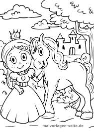 Ausmalbilder Einhorner Malvorlage Prinzessin Ausmalbilder Ausmalen