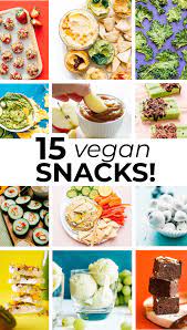 15 Easy Vegan Snack Recipes Vegan Snacks Easy Vegan Snack Recipes Vegan Snacks