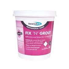 You can use a teaspoon to be really specific in pouring the thin paste in the narrow lines. Fix N Grout A Brilliant White Ready Mixed Adhesive Paste For Use As A Thin Bed Waterproof Ceramic Wall Tile Adhesive And Joint Filling Grout
