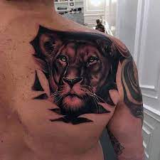 50 Lion Back Tattoo Designs For Men Masculine Big Cat Ink Ideas Tattoo Designs Men Back Tattoo Lion Head Tattoos