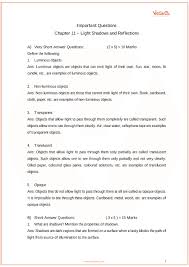 Chapter 11 test review mrs stevenson s rising academic stars. Important Questions For Cbse Class 6 Science Chapter 11 Light Shadows And Reflections