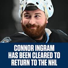 The NHL/NHLPA Player Assistance Program has cleared Connor Ingram to rejoin  the NHL. 👏