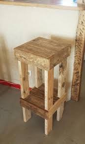 Diy Reclaimed Pallet Stools 99 Pallets Wooden Pallet Furniture Diy Stool Wooden Pallet Projects
