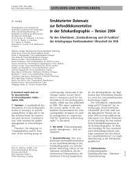 Echokardiographie befund muster pdf / pdf empfehlungen zur. Pdf Strukturierter Datensatz Zur Befunddokumentation In Der Echokardiographie Version 2004