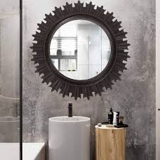 The sonia wall mirror is a unique design that suits both small and large spaces in need of a stylish and modern touch of style. Bathroom Mirrors Buy Bathroom Mirrors Online At Best Prices In India Flipkart Com