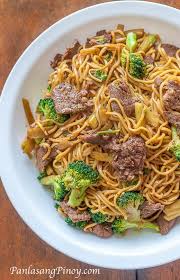 Lo Mein With Beef And Broccoli Panlasang Pinoy Recipe Food Broccoli Beef Asian Recipes