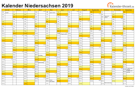 Alle termine zu den feiertagen 2020 in ungarn. Feiertage 2019 Niedersachsen Kalender