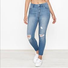 pacsun blue push up jeggings nwt