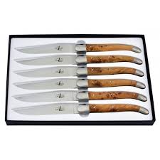 Couteau de table dubost laguiole stand up x6 en coffret ch. Forge De Laguiole Couteau De Table Tabac De La Tour