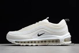 Nike Air Max 97 Mens Black And White Nike Air Max 97 Reflective Logo Sail Black White Ar4259 100 Online Nike Air Nike Air Max Nike Air Max 97