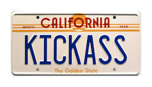 Black And Yellow California License Plate Frame Metal Stamped Screen Accurate Replica Prop License Plate License Plate Computer Sticker The Darkest