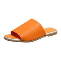 BottleZi Women'S Fashion Slippers(4.5-11.5) Slippers Women's New Summer  Casual Thick Bottom One Word Sandals Larger Size Personalized Beach Sandals