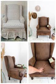 Your chair is perfect for me. How To Make Fabric Look Like Leather Salvaged Inspirations