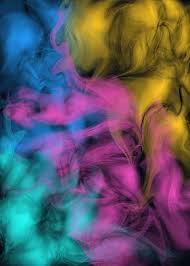 Watercolor purple green flower background with golden frame. Seamless Colorful Smoke Blooming Background Colored Smoke Colorful Backgrounds Hologram Colors