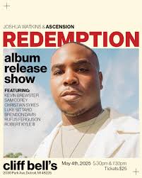 Poster for Joshua Watkins' album release show 🔥